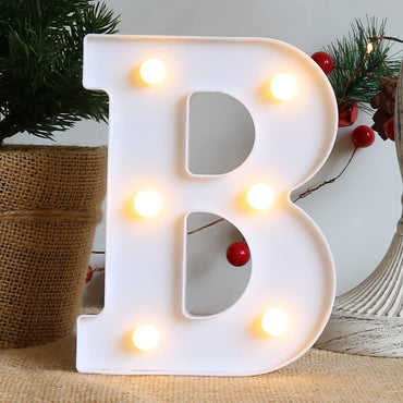 1 pcs 6 inch Marquee Alphabet Shaped Led Light for Home Decoration and Wall Lamp,Modernartmart