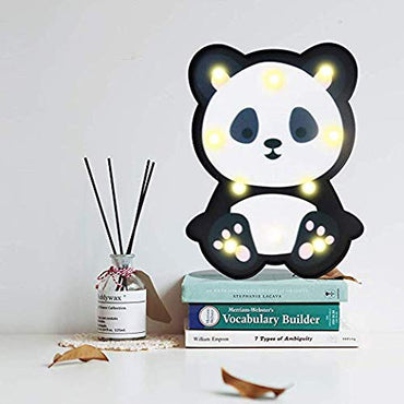 Pack 1 Animal Decoration Panda Marquee Portable LED Night Light ,Modernartmart