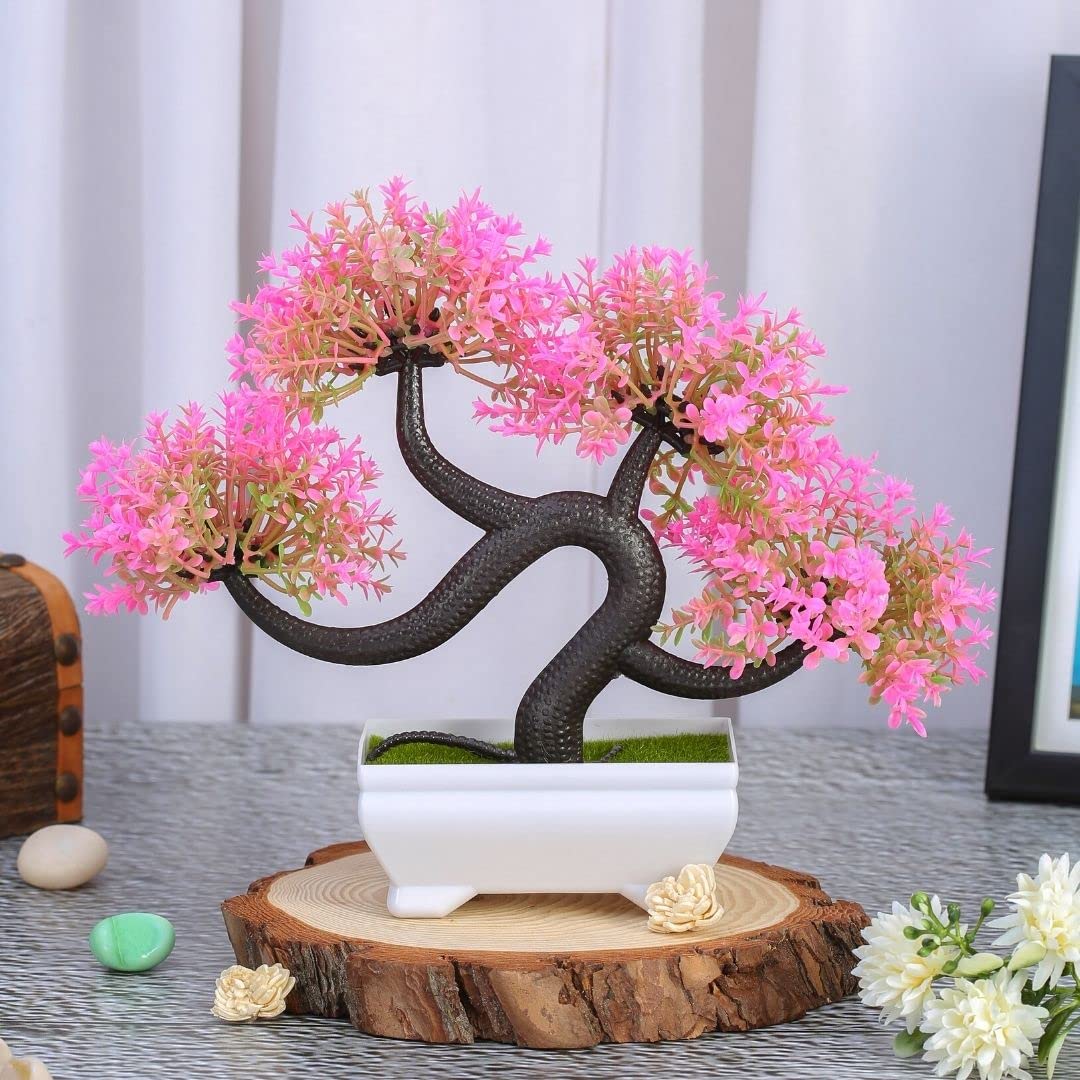 1 Pc Artificial Bonsai Tree with Designer Pot for Home Decor, Room Decorations,Modernartmart