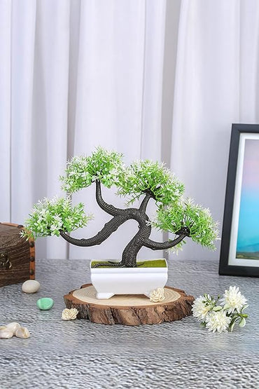 1 Pc Artificial Bonsai Tree With Designer Pot for Home Decor,Artificial Plants Bonsai Tree,Modernartmart