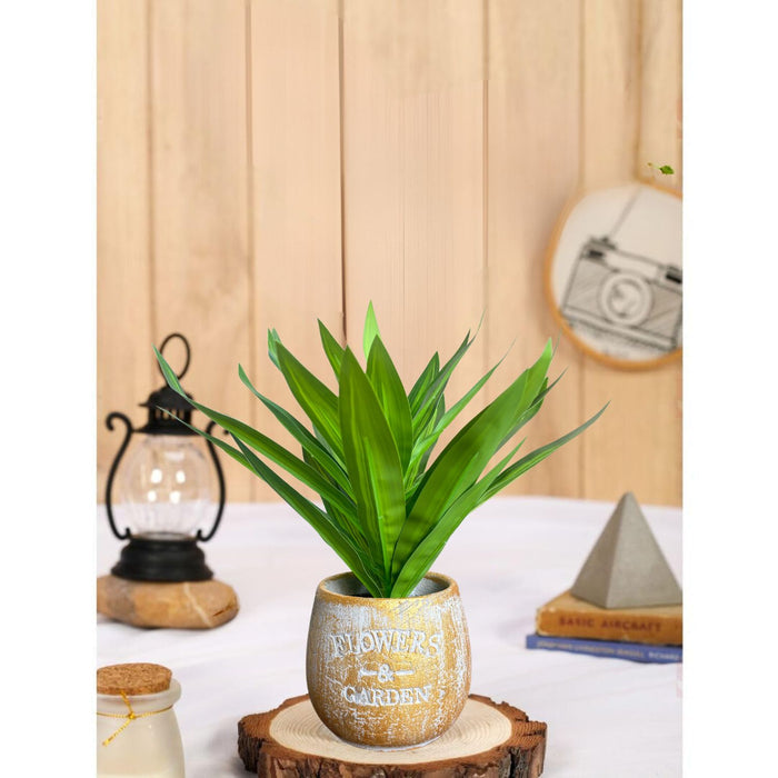 1 Pc Artificial Plant with Vintage Vase, Artificial Flower Decoration Plant succulent for Home Decor Item,Modernartmart