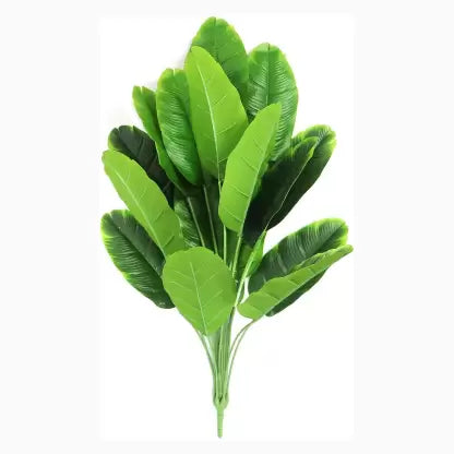 1 Pcs Bunch of Banana leaves Artificial Flower Plant without Pot for Home Decor ,Modernartmart