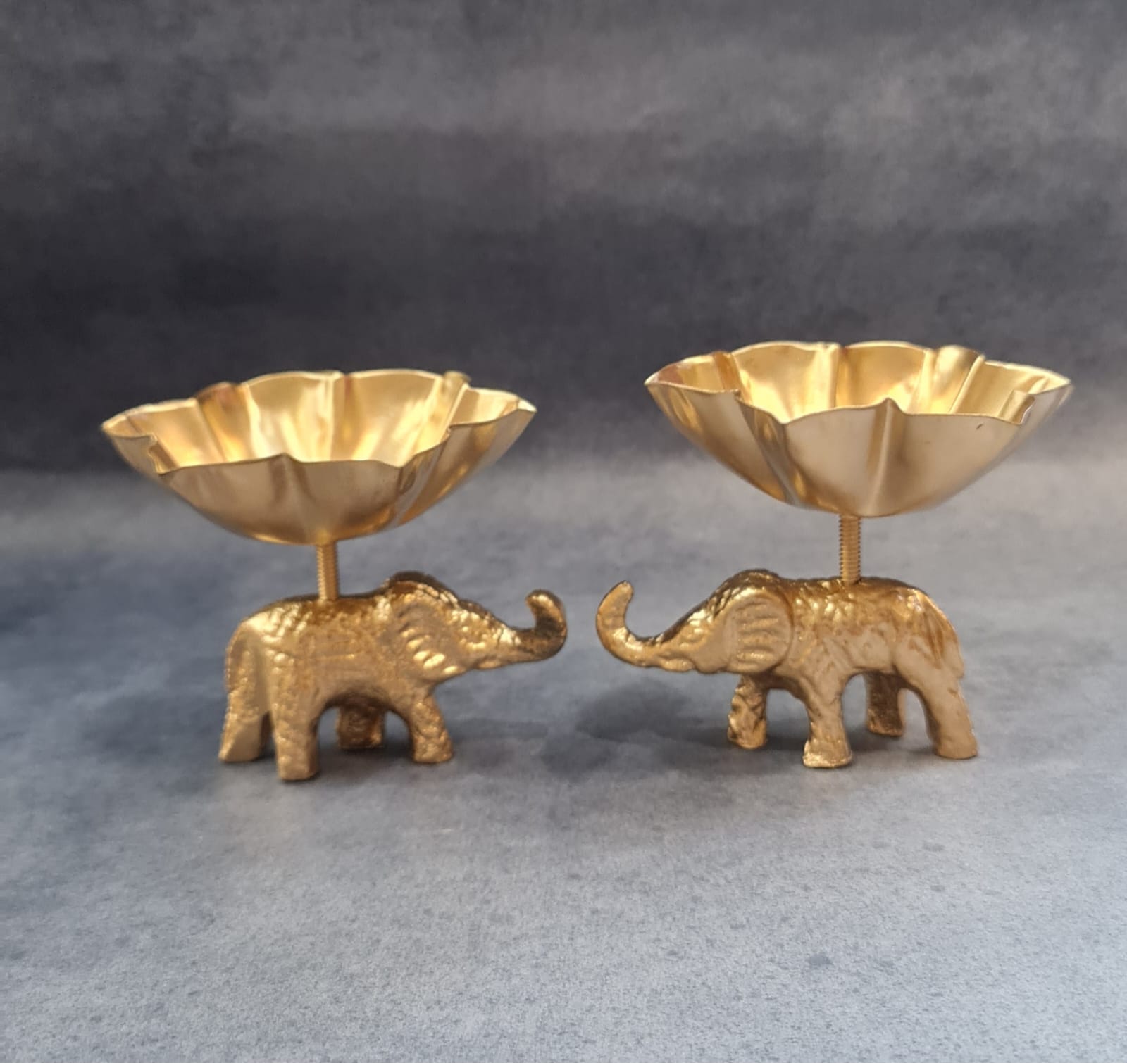 Elephant Tealight holder Pack of 2,Modernartmart