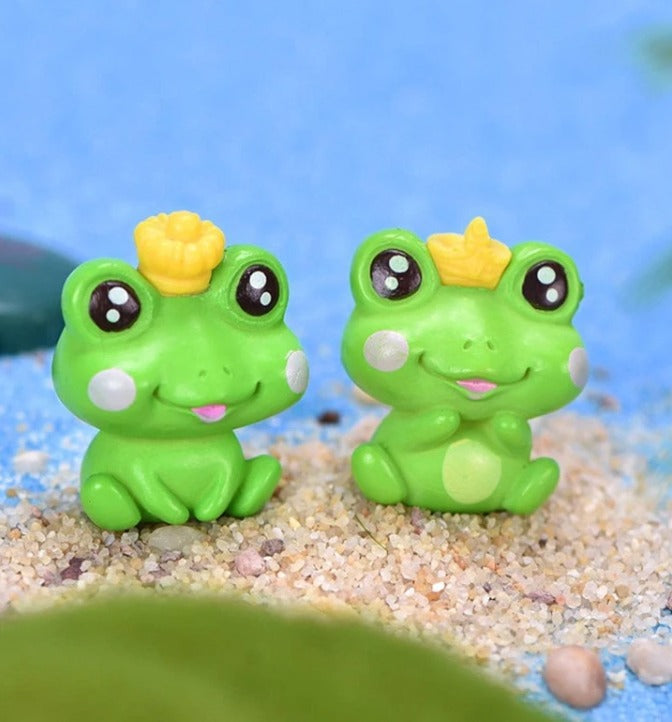 1 Set Frog Miniature Set for Home, Bedroom, Living Room, Office,modernartmart