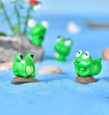 1 Set Frog Miniature Set for Home, Bedroom, Living Room, Office,modernartmart