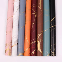 10 Pcs Gradient Gift Wrapping Paper Bouquet Paper Waterproof Korean Paper Sheets Birthday Colorful Paper Set ,Modernartmart