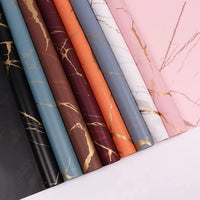 10 Pcs Gradient Gift Wrapping Paper Bouquet Paper Waterproof Korean Paper Sheets Birthday Colorful Paper Set ,Modernartmart