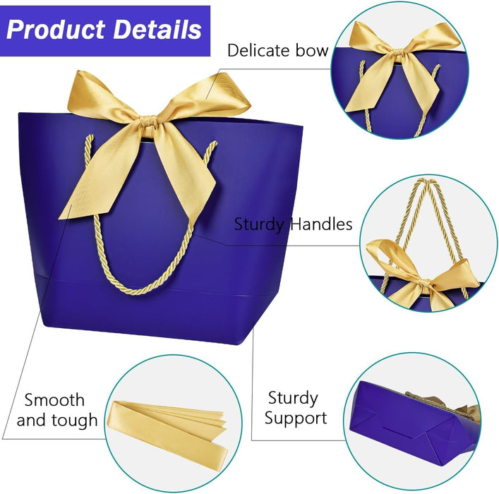 12 pcs Paper Bag Goodie Bags With Handle Gift Paper bag, gift For Valentine Gifting, marriage,Modernartmart