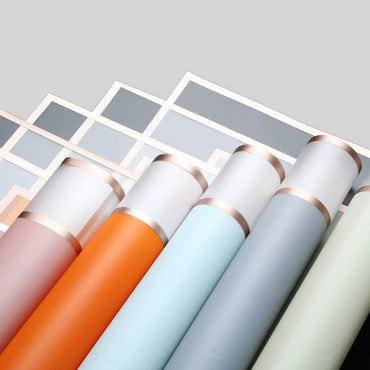 10 Pcs Gradient Gift Wrapping Paper Bouquet Paper Waterproof Korean Paper Sheets,Modernartmart