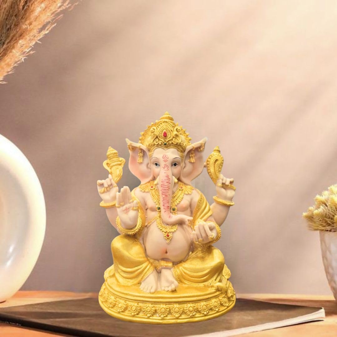 1 Piece Idol Shree Ganesh Murti - Ganesha for Home Decor Ganpati Decoration for Lord Pooja, Office,Modernartmart