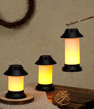 3 pcs Flameless Led Tea Light Piller Candle for Home Decoration, Modernartmart