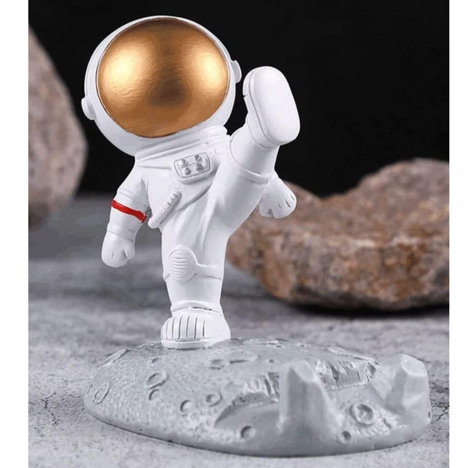 1 Pc Mobile Stand Cool Astronaut Design Mobile Holder, Fun 3D Design,Modernartmart