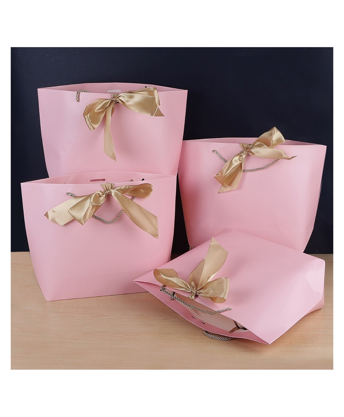 12 pcs Paper Bag Goodie Bags With Handle Gift Paper bag, gift For Valentine Gifting,Modernartmart