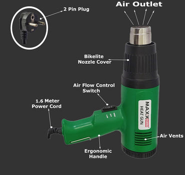 1 Piece Premium Quality High Performance Electronic Air Heat Gun, Modernartmart