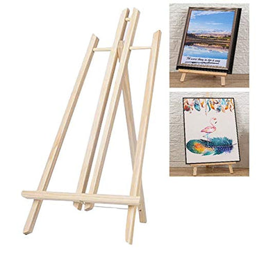 40 cm Wooden Foldable and Lightweight Tabletop Display Easel Painting Stand,Modernartmart