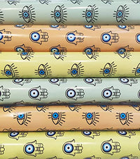 10 Pcs Evil Eye Theme Gift Wrapping Paper for Birthday Packing, Gifting,Wrapping Paper,Moderartmart