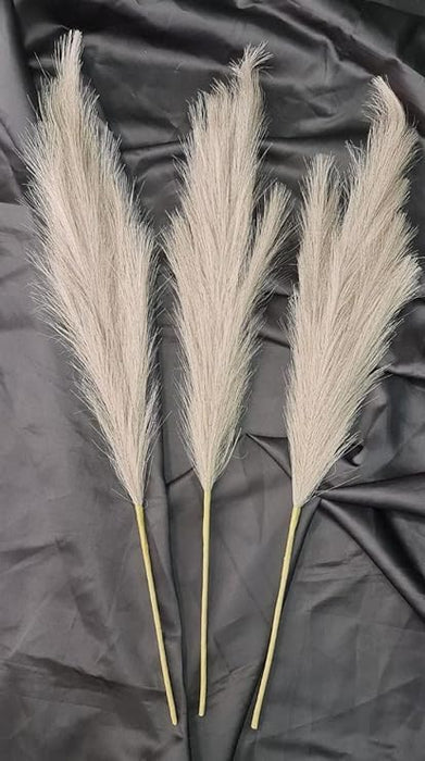 3 Pcs Artificial Big Pampas Grass Flowers Plant Home, Room, Office, Bedroom,Living Room,Modernartmart