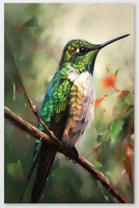 Beauty Of Birds ART  - Handpainted Art Painting Print ,modern art mart