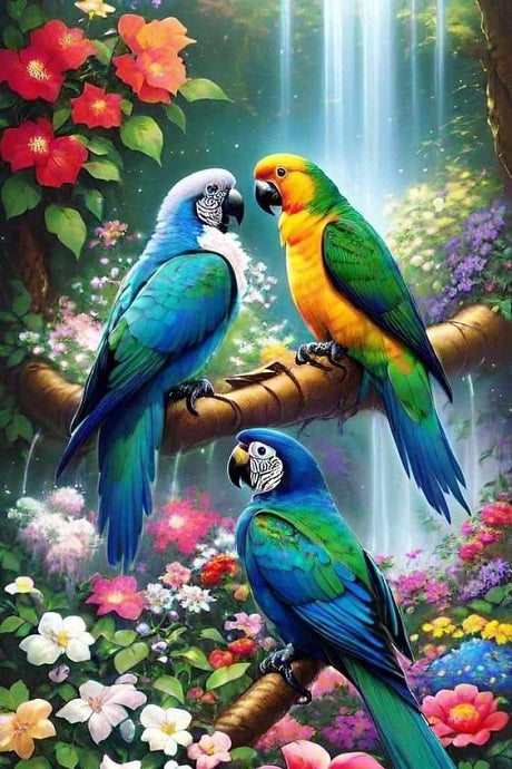 Beauty of Birds Print ,modern art mart