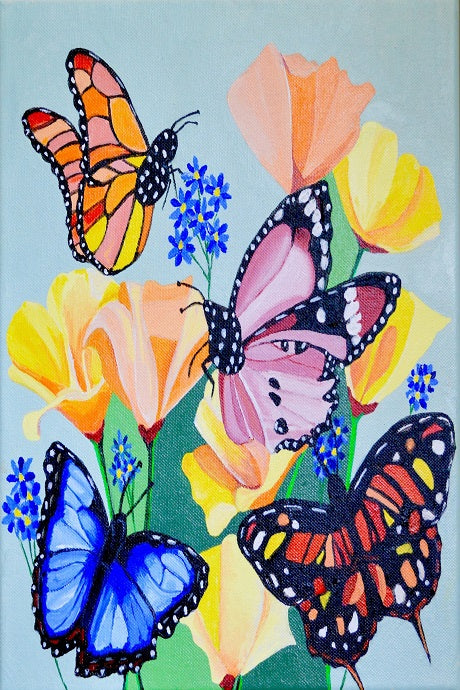 butterfly painting