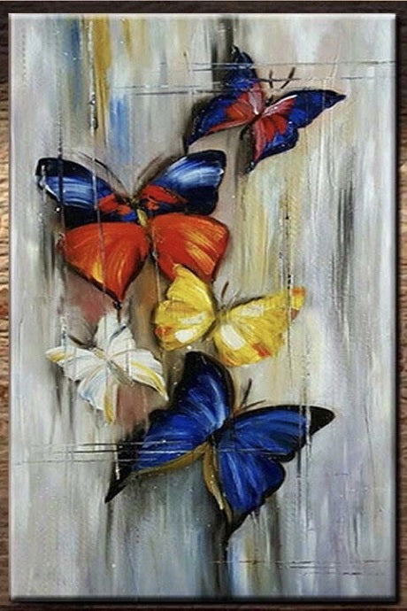 Beautiful Butterfly ART Modern Art Print , LARGE CANVASS PAINTING,modern art mart