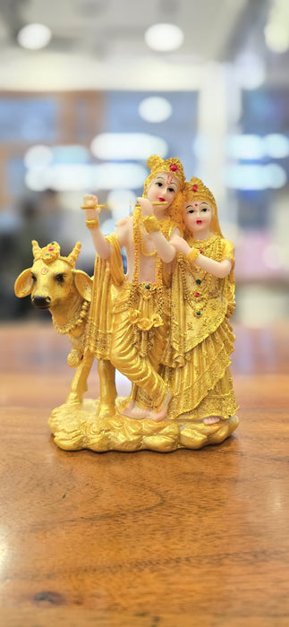 1 Piece Shree Radhakrishna Murti - RadhaKrishna Statue Decor Items God Idol Decoration,Modernartmart