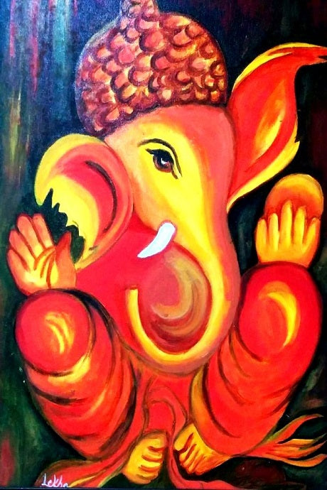 Ganesha art Print from the Classical Era, modern art décormodern art mart