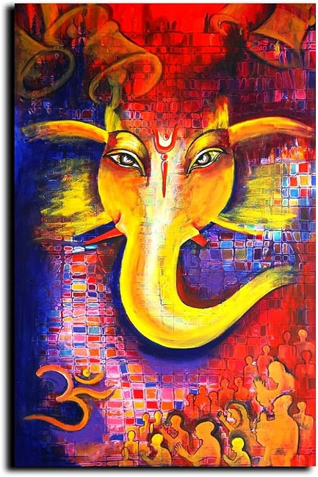 Ganesha-the creator Print, Original Art modern art mart