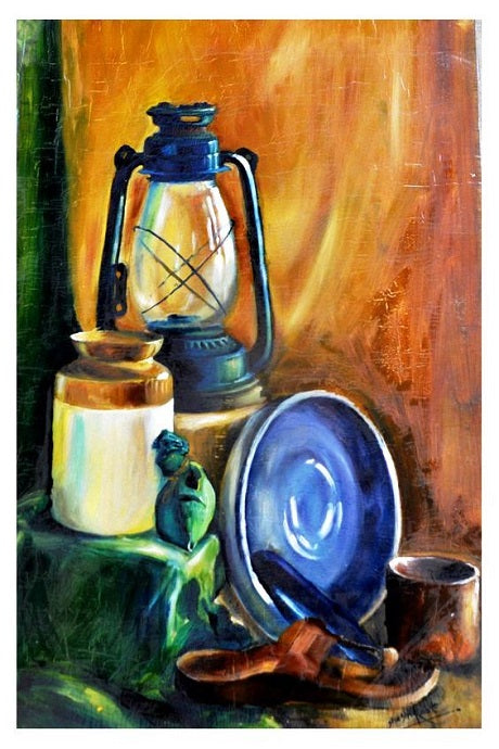 Still life Inspired  Art Vibrant Canvas Painting Print for Home ,Modern art mart