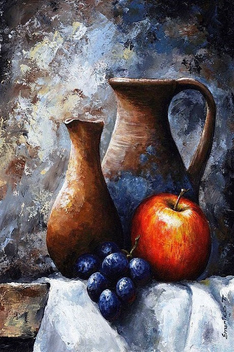 Still life ART Scenary Oil Painting Print, scenery painting,Modern art mart