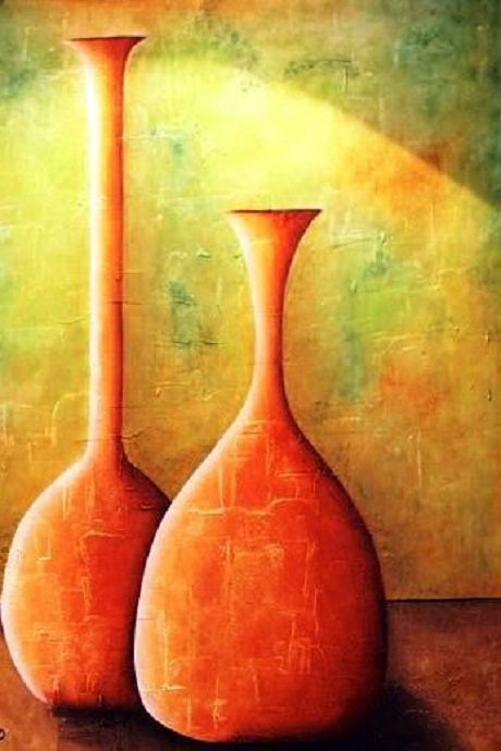 Still life Delicacy  Original Handmade Canvas Painting Print,Modern art mart