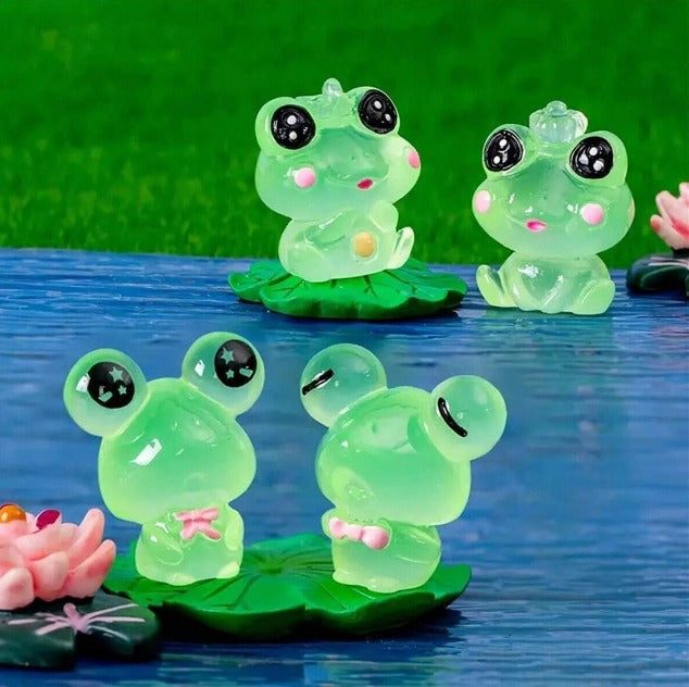 1 Set Frog Miniature Set for Home, Bedroom, Living Room,Modernartmart